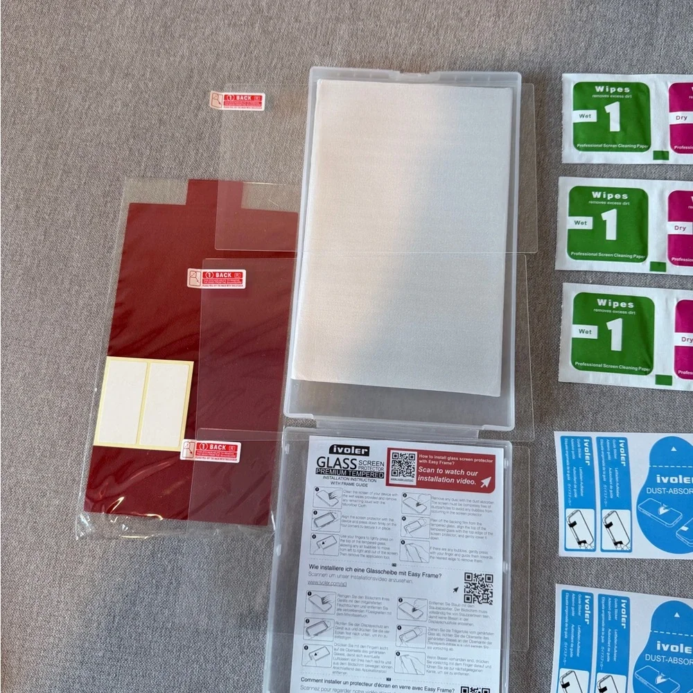 4-Pack Tempered Glass Screen Protector Designed for Nintendo Switch OLED